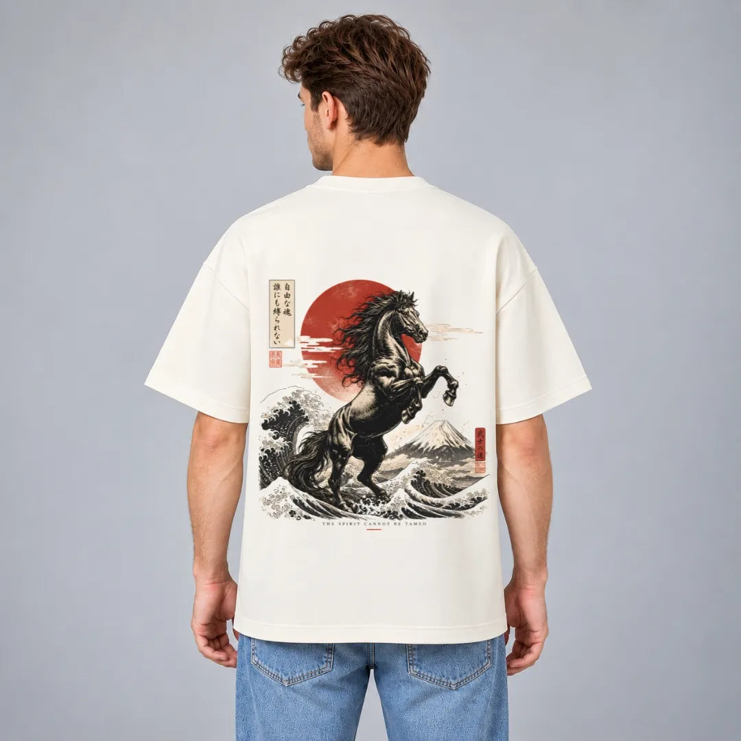 Wild Spirit Horse Oversized T-Shirt