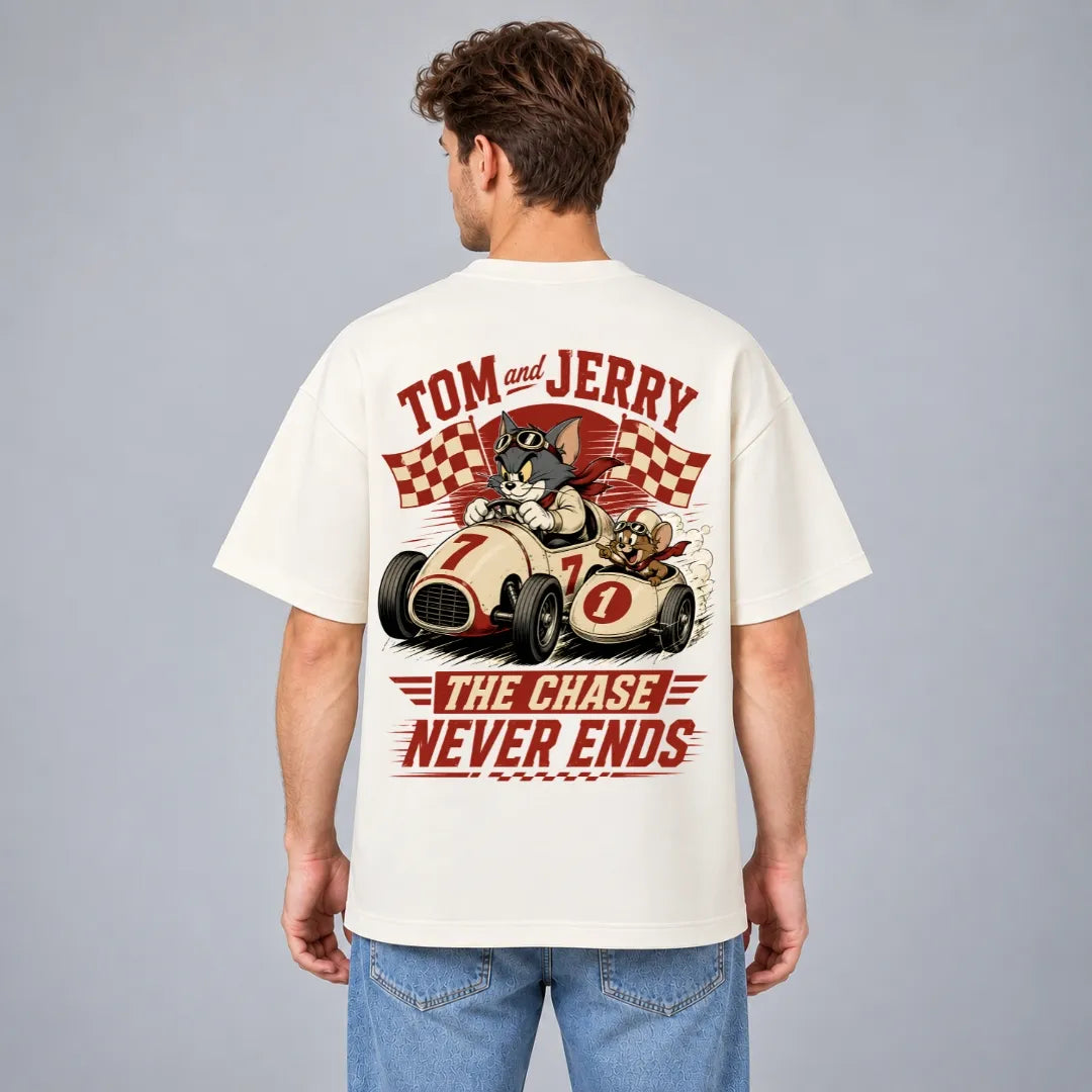 Tom and Jerry Oversized T-Shirt