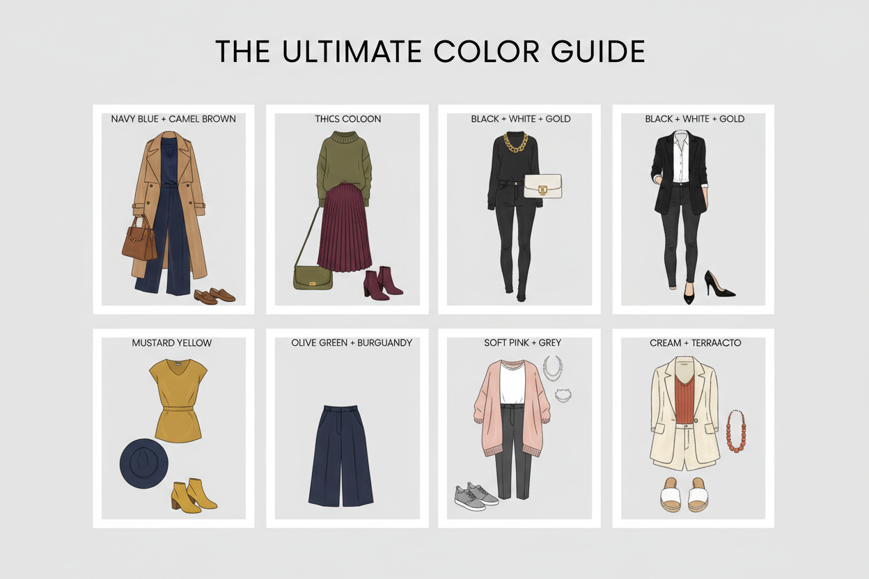 Top Color Combinations for Stylish Outfits in 2025 | Stichix
