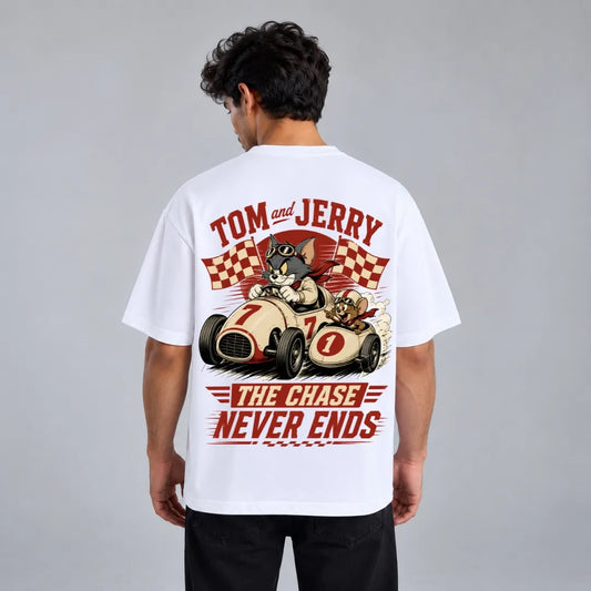 Tom and Jerry Oversized T-Shirt