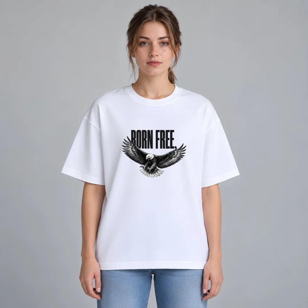 Born Free Eagle Graphic T-Shirt