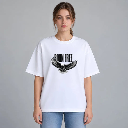Born Free Eagle Graphic T-Shirt