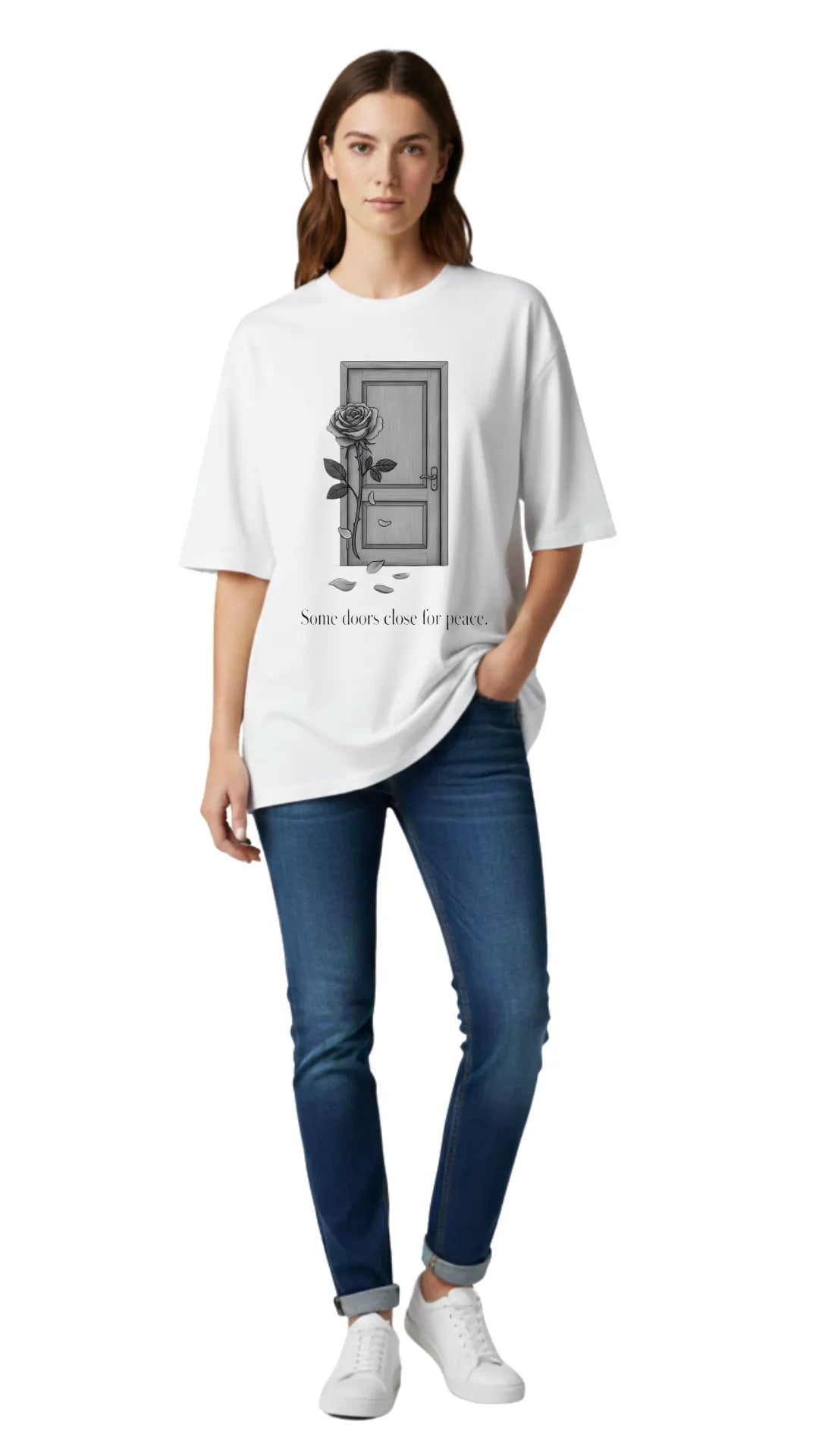 Female Quote Oversize T-shirt