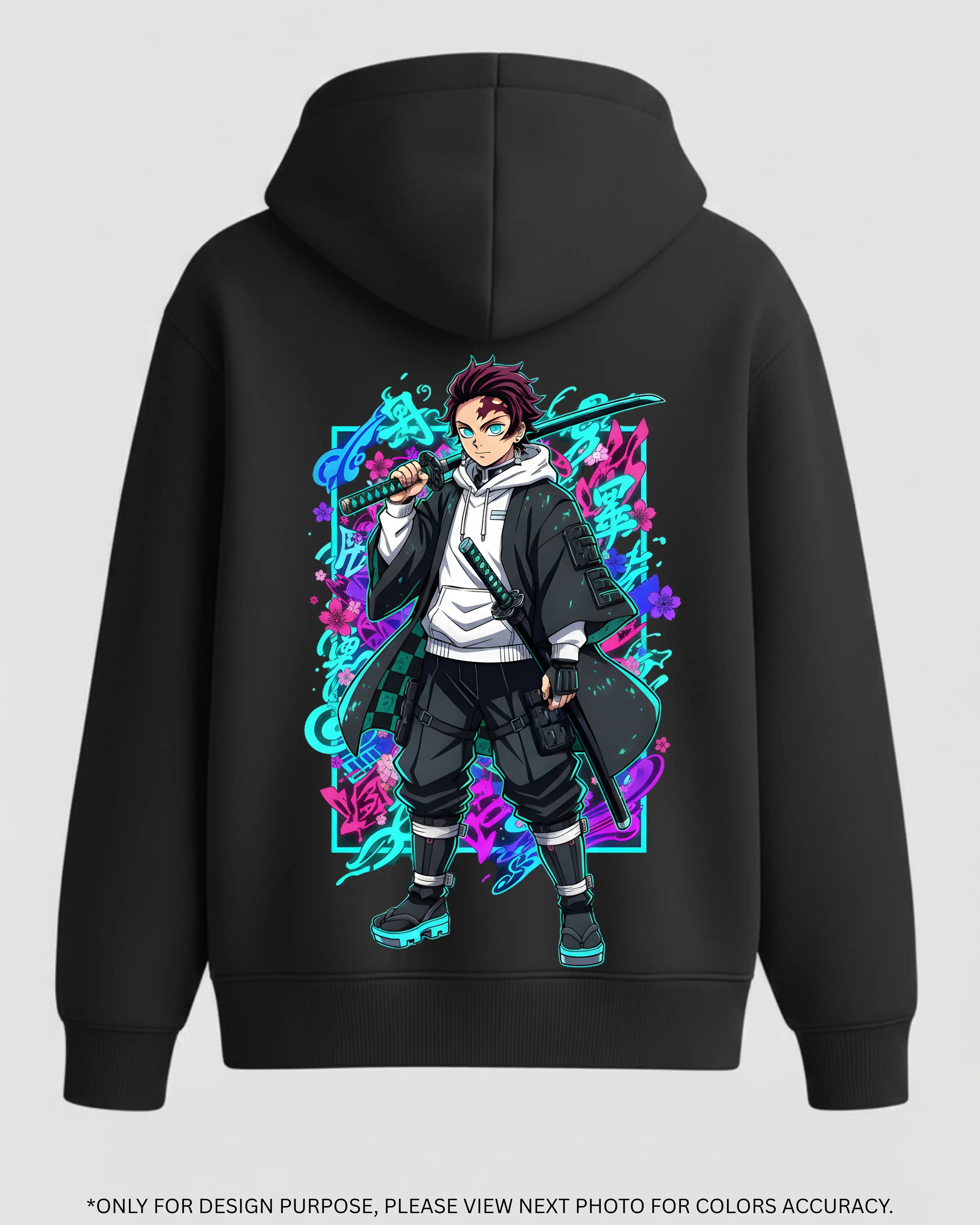 Tanjiro Kamado Cyberpunk Style Hoodie