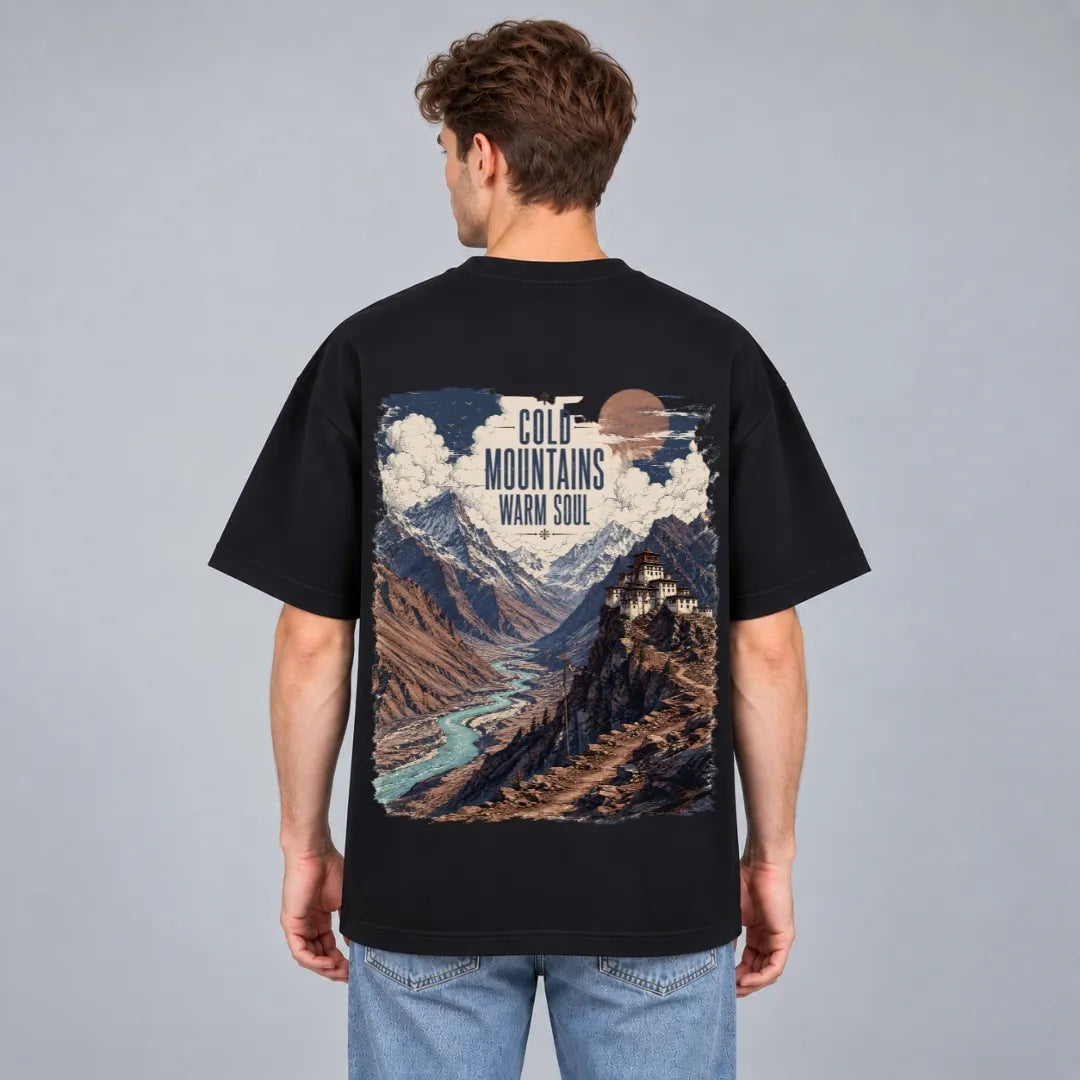 Cold Mountains Warm Soul Graphic T-Shirt