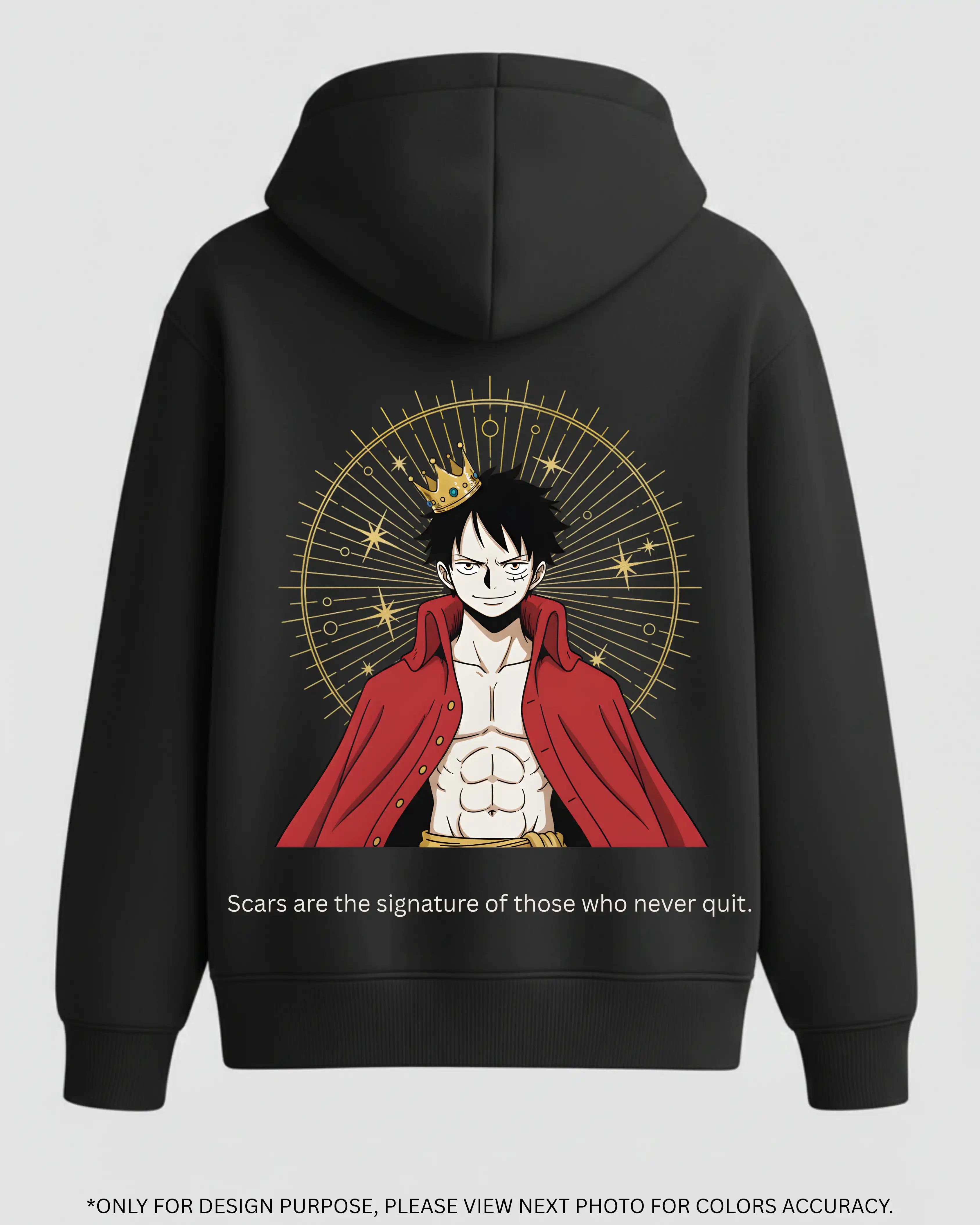 Luffy King / Scars Quote Hoodie