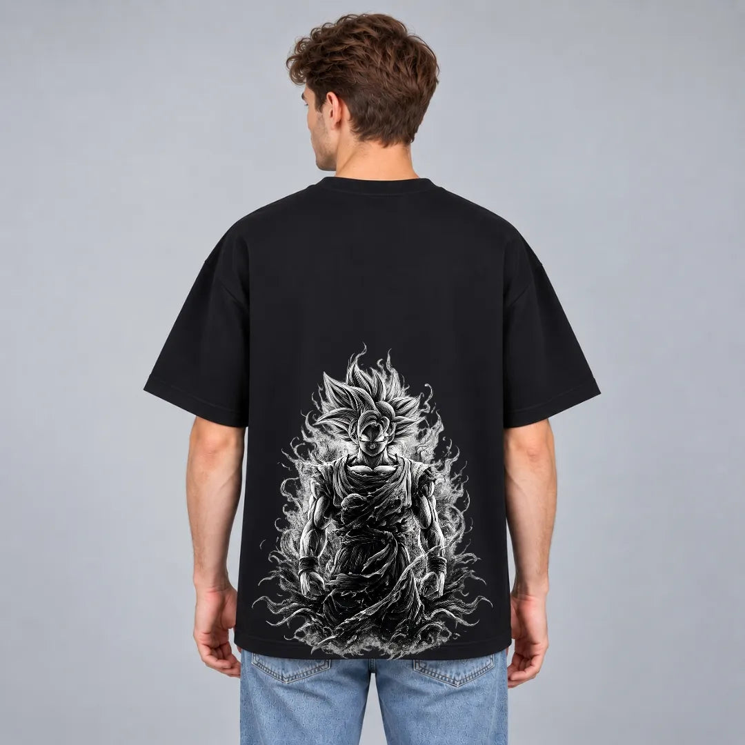Saiyan Rage Oversized Tee