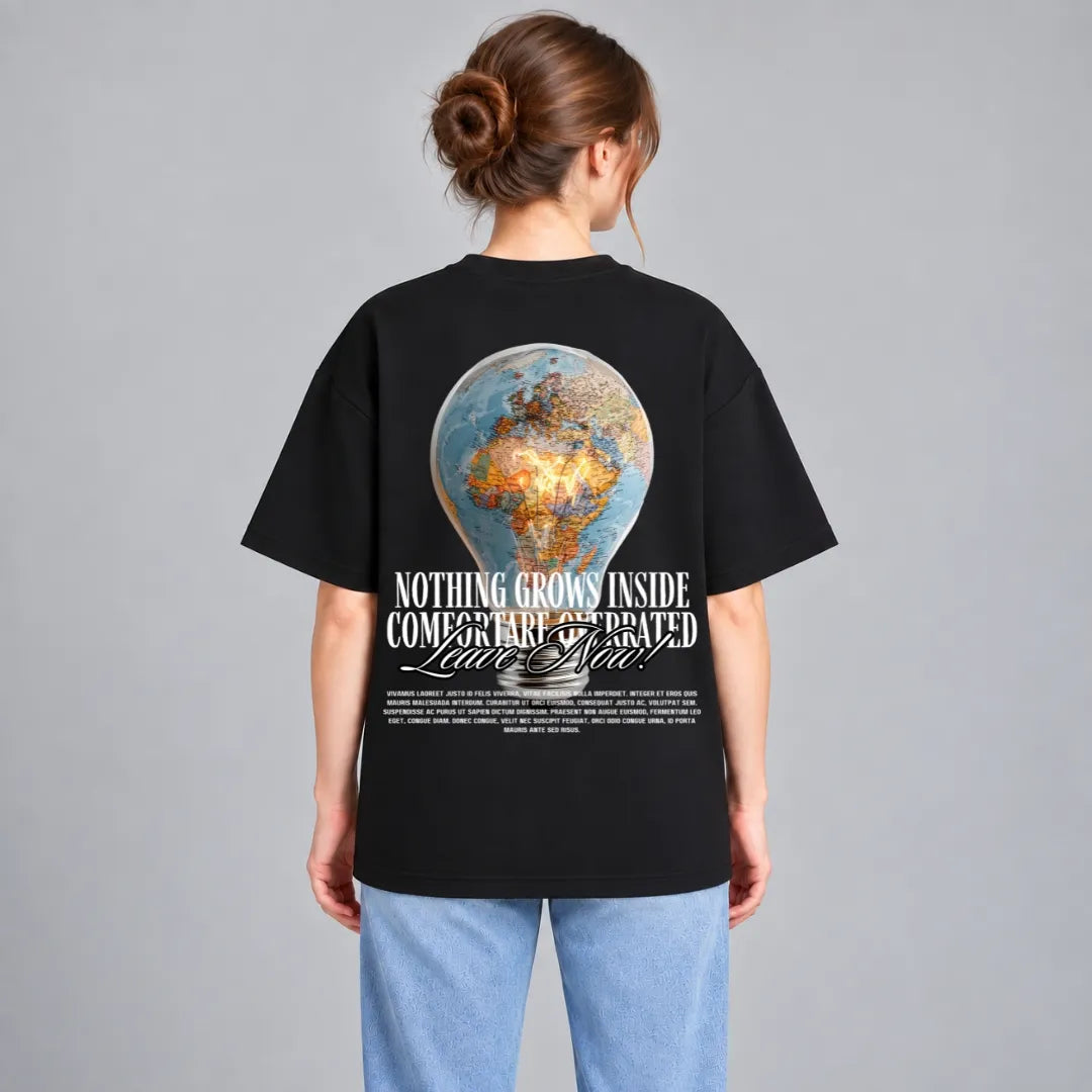 Nothing Grows Inside Oversized T-Shirt
