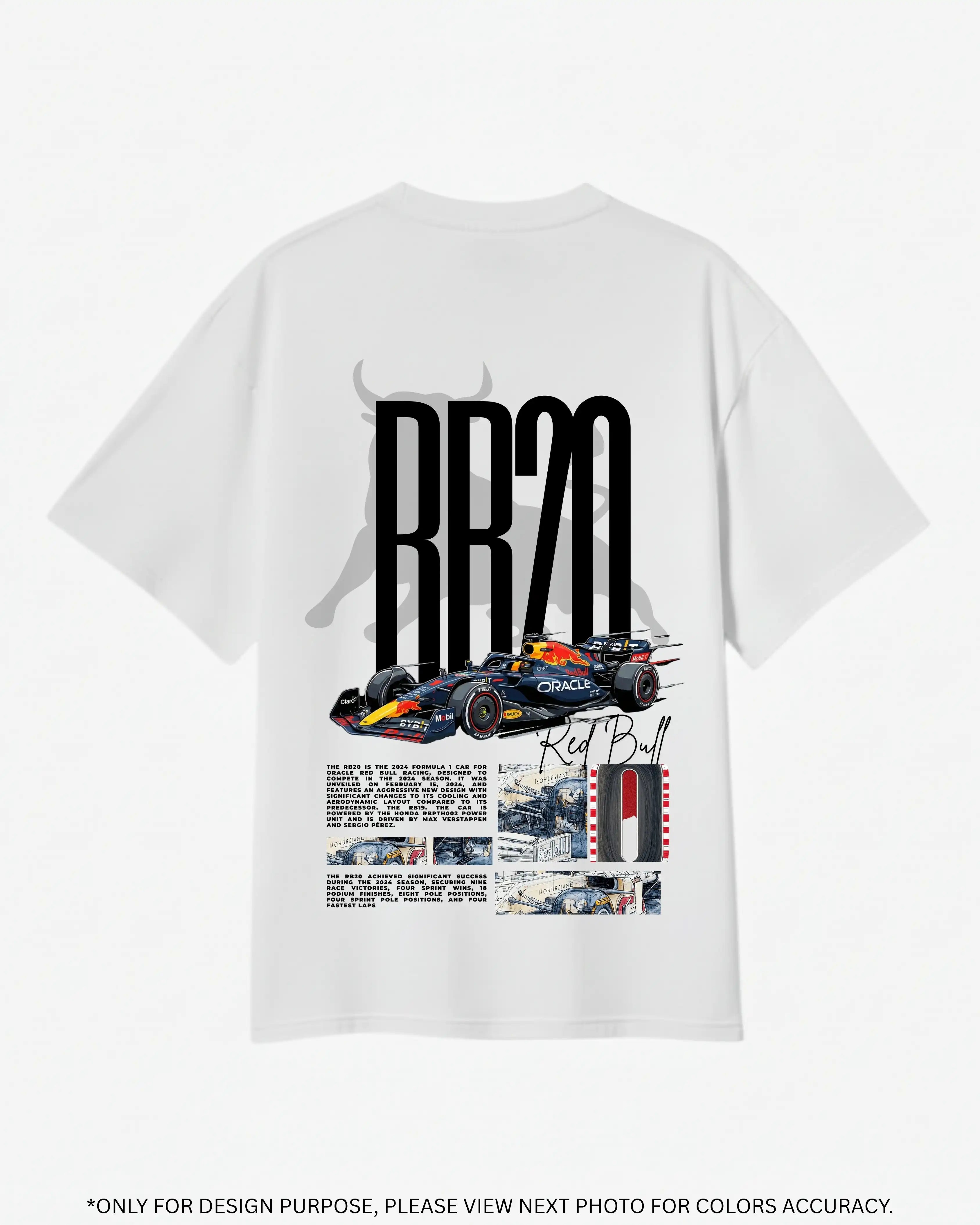 Red Bull RB20 unisex Oversized T-Shirt