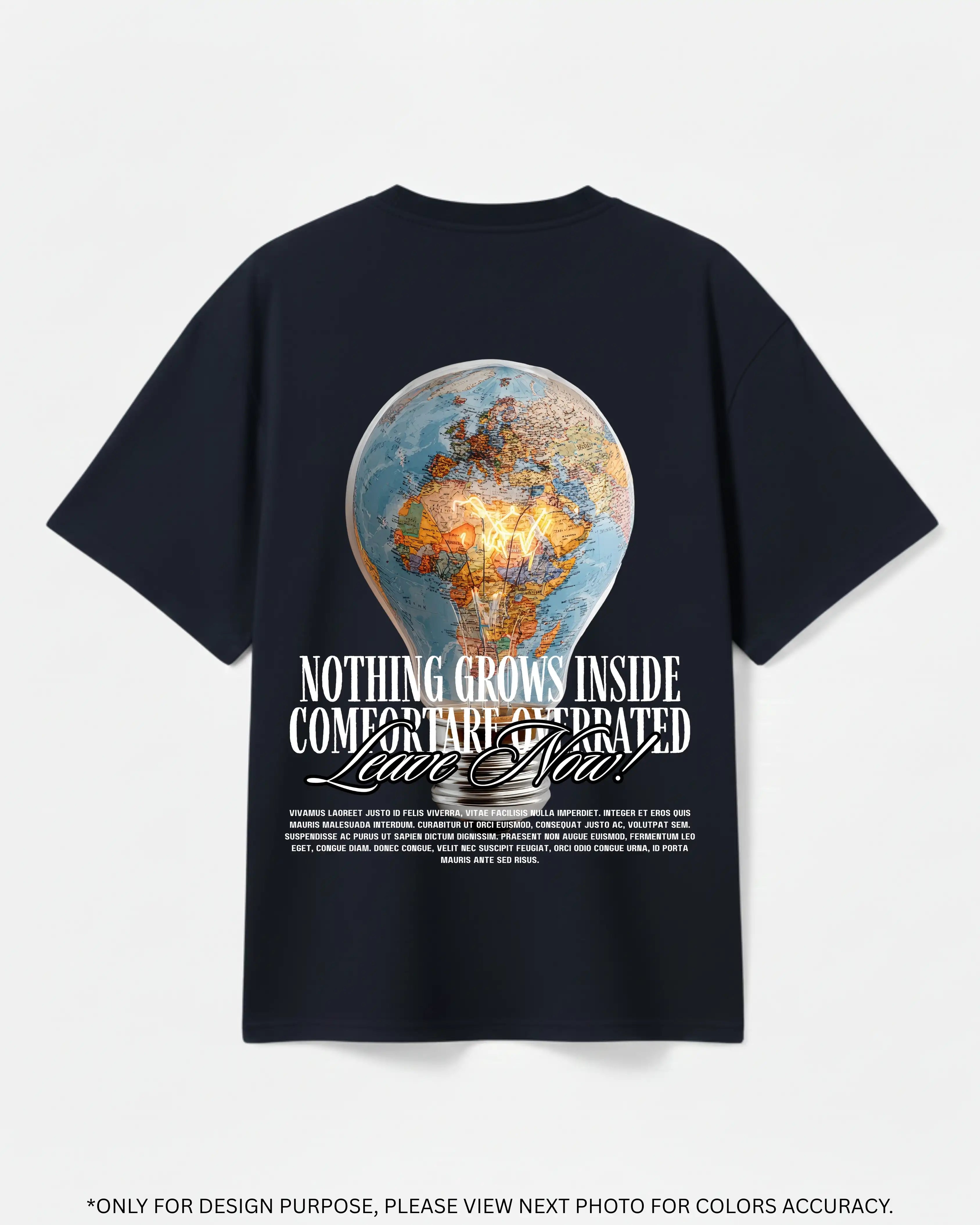 Leave Now unisex Oversized T-Shirt