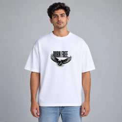 Born Free Eagle Oversized Tee
