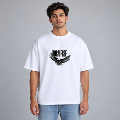 Born Free Eagle Oversized Tee