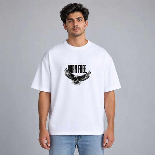 Born Free Eagle Oversized Tee