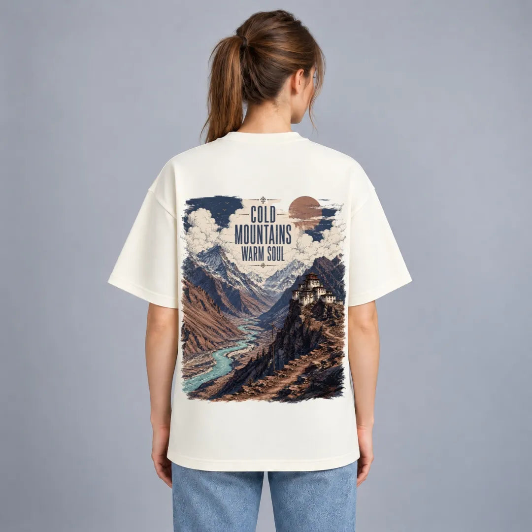 Cold Mountains Warm Soul Oversized Tee