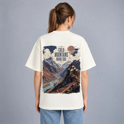 Cold Mountains Warm Soul Oversized Tee