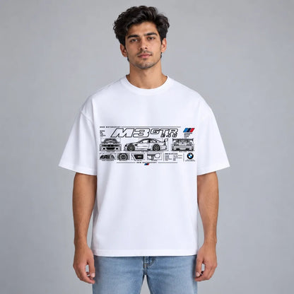 M3 GTR Blueprint Oversized Tee