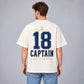 18 Captain Cricket Oversized T-Shirt