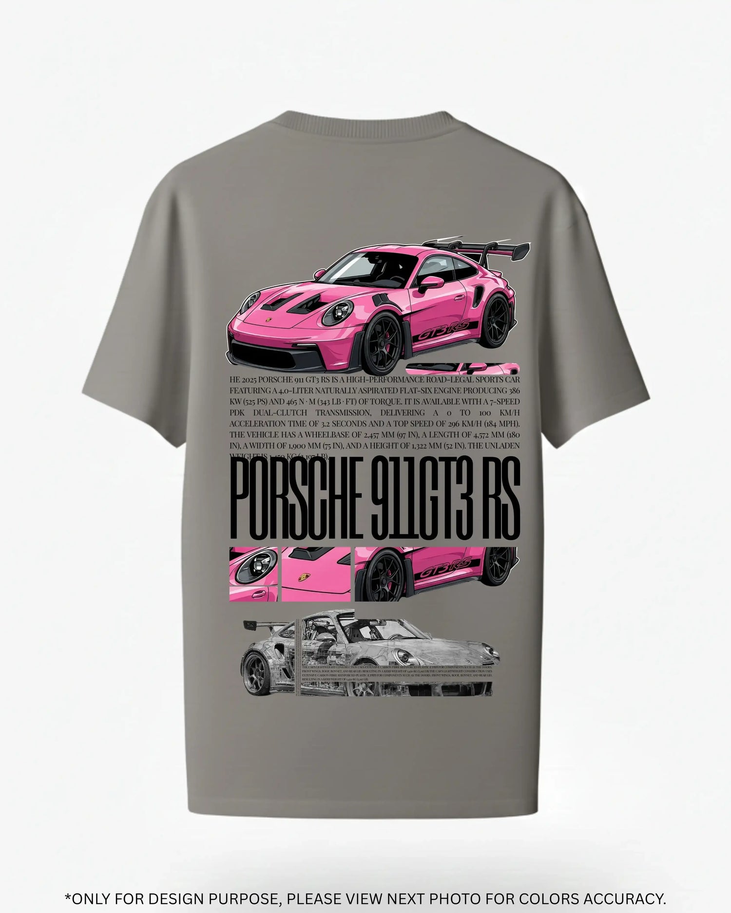 Female Car oversize T-shirt