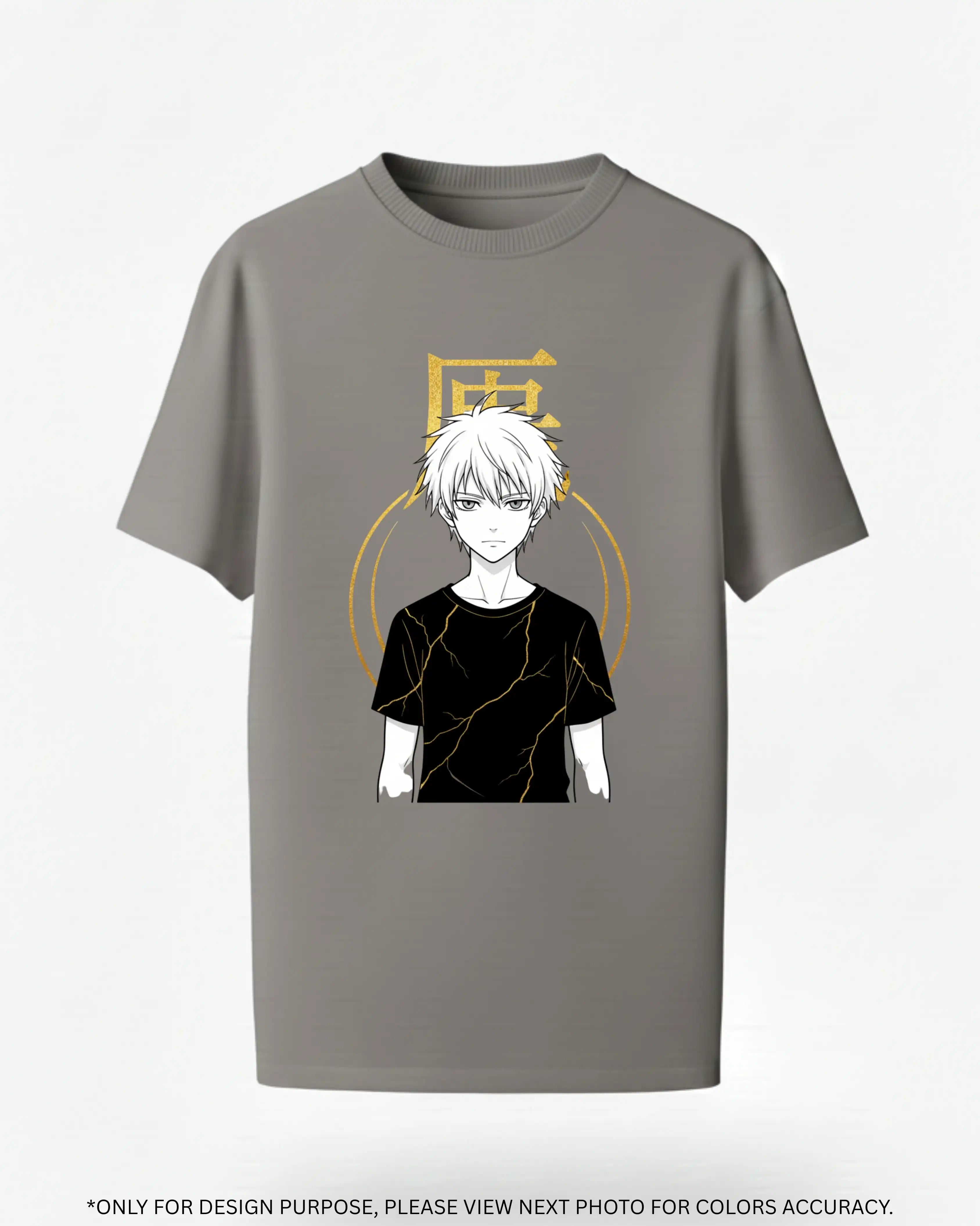 Golden Anime unisex Oversized T-Shirt