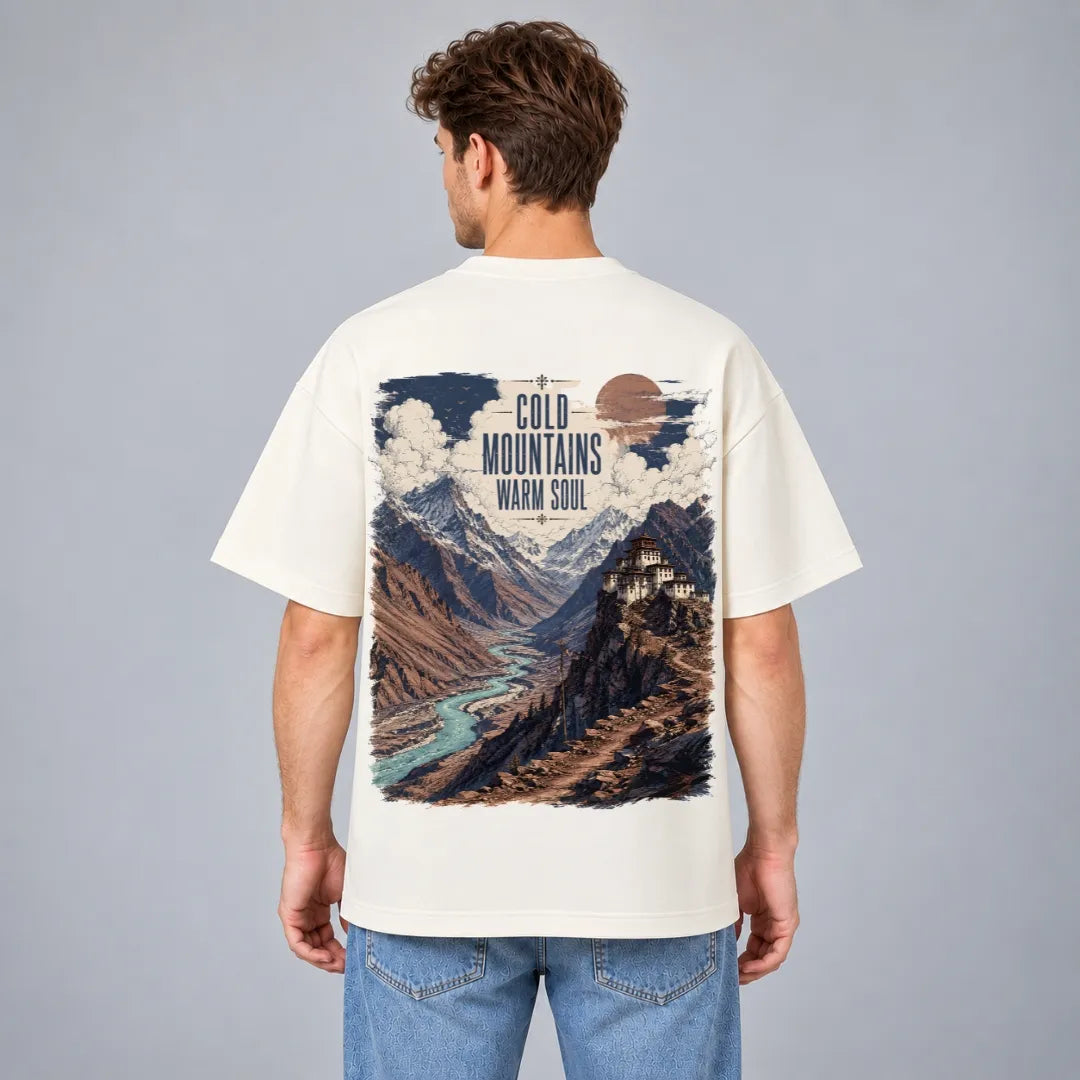 Cold Mountains Warm Soul Graphic T-Shirt