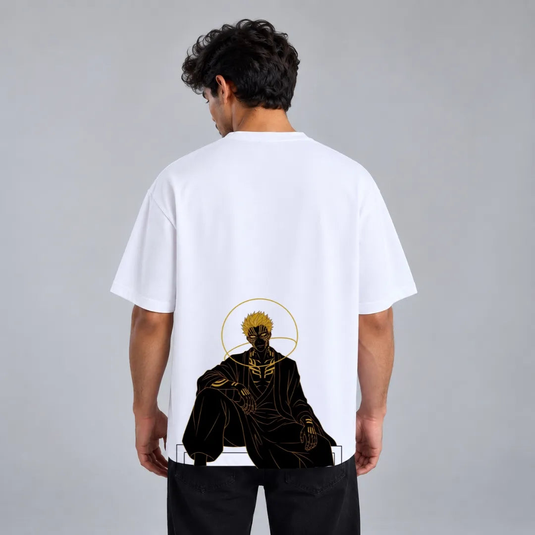 Golden Halo Anime Oversized T-Shirt