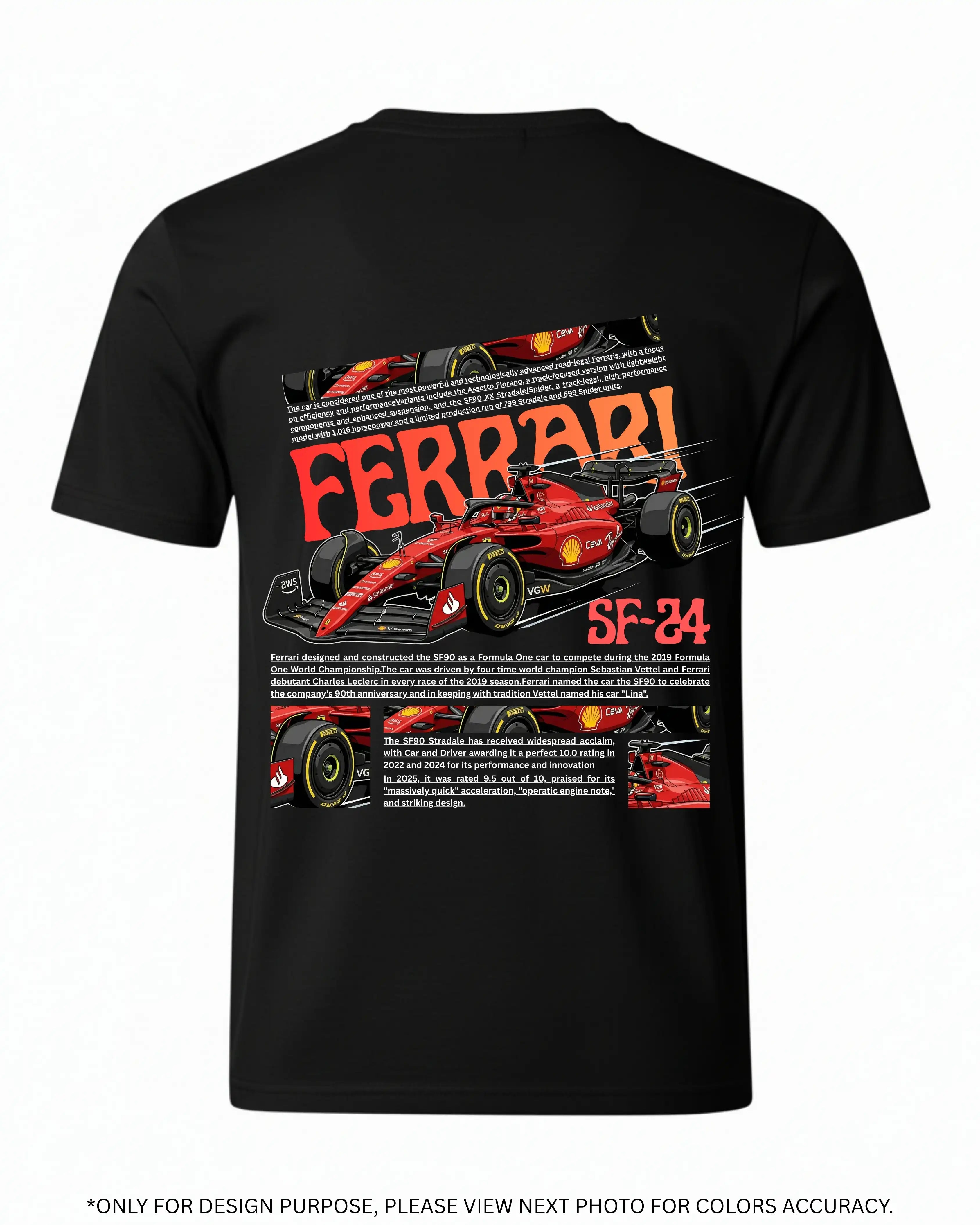 Ferrari F1 SF-24 Racing Graphic Tee