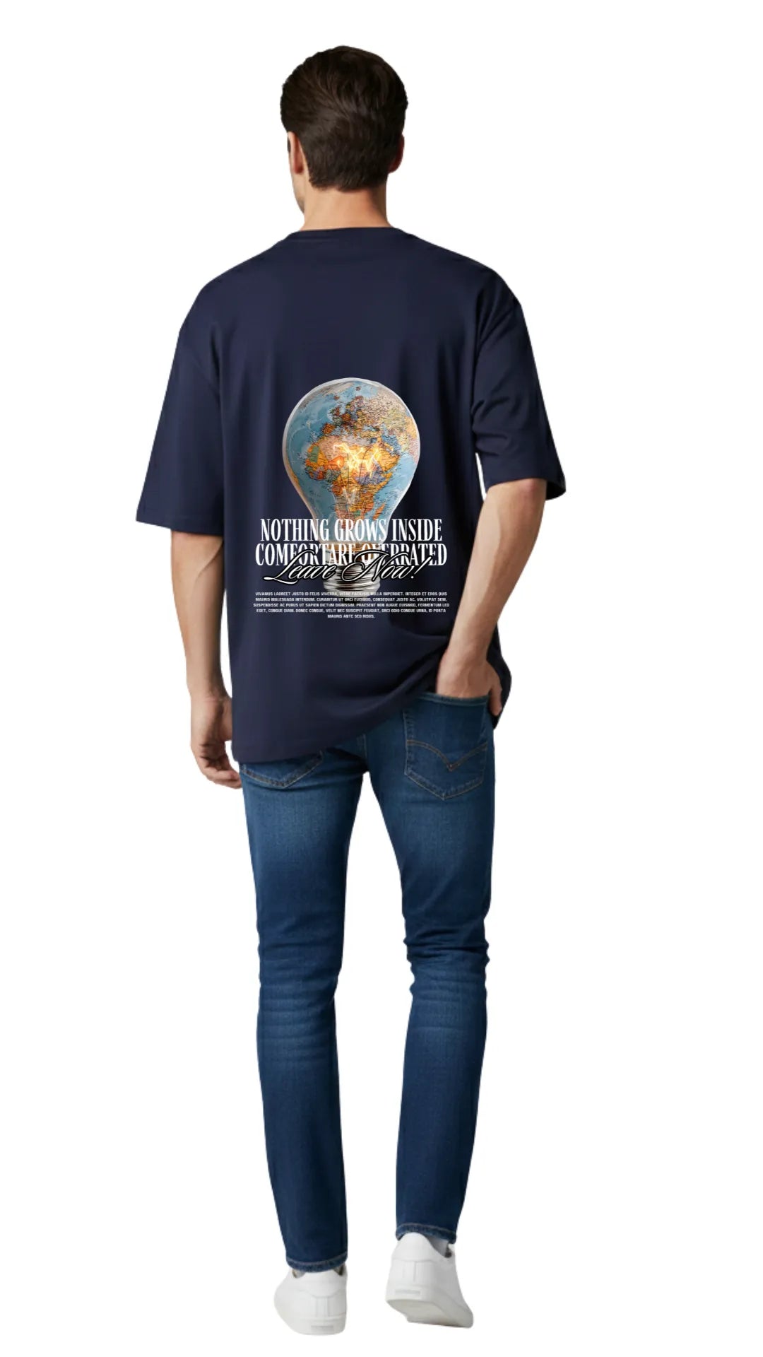 Male Quote Oversize T-shirt