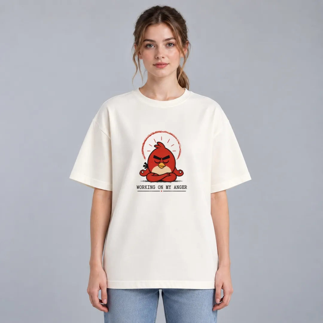 Working On My Anger Oversized T-Shirt