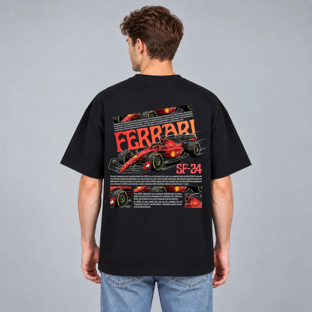 Red Racecar Oversized Tee