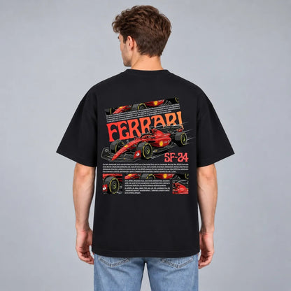 Red Racecar Oversized Tee