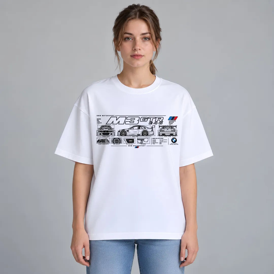 BMW M3 GTR E46 Oversized T-Shirt