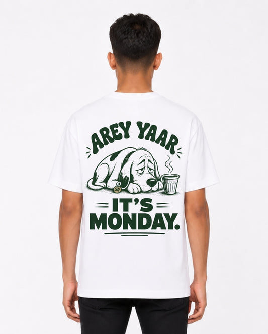Arey Yaar It's Monday Oversized T-Shirt for Men & Women