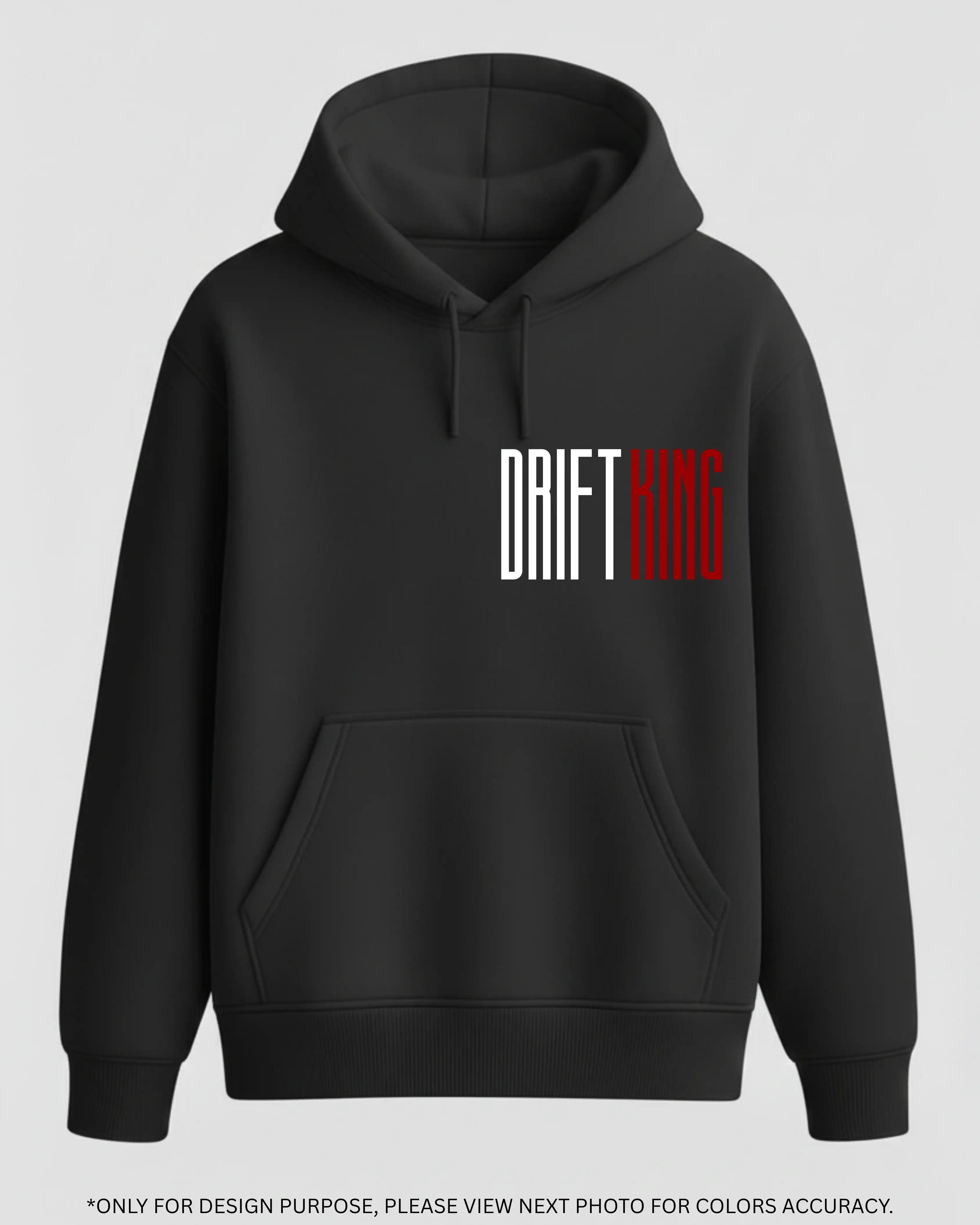 Drift King Car Graphic Hoodie