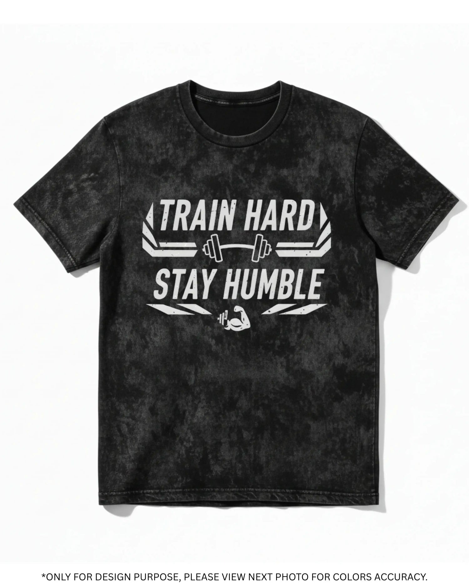 Male Acidwash GYM T-Shirt