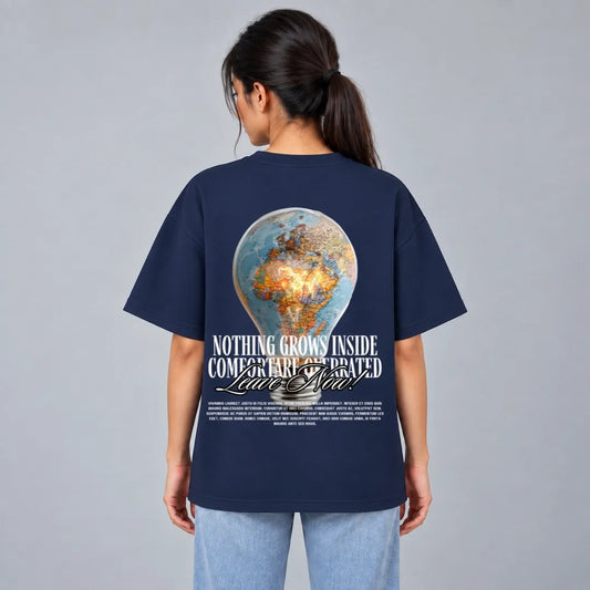 Nothing Grows Inside Oversized T-Shirt