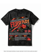 Ferrari SF-24 Racing Car Graphic T-Shirt