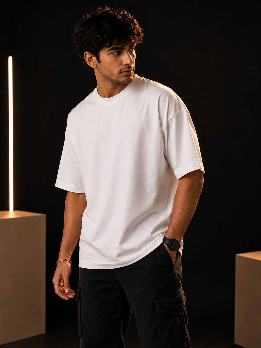Stichix's Rising Spirit Oversized T-Shirt | Japanese Horse Graphic Streetwear