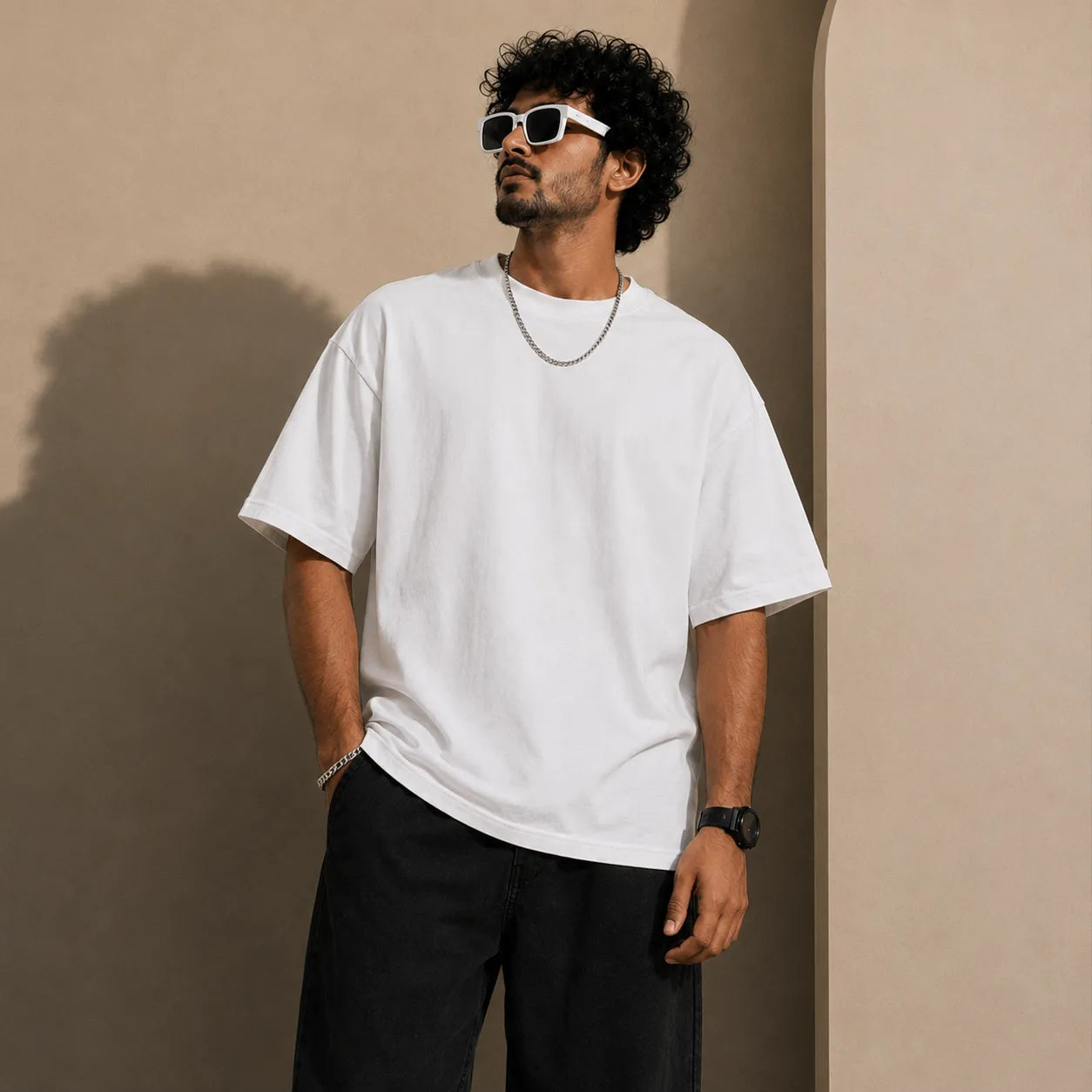 The Journey Horse Oversized T-Shirt | Motivational Graphic Tee | 240 GSM
