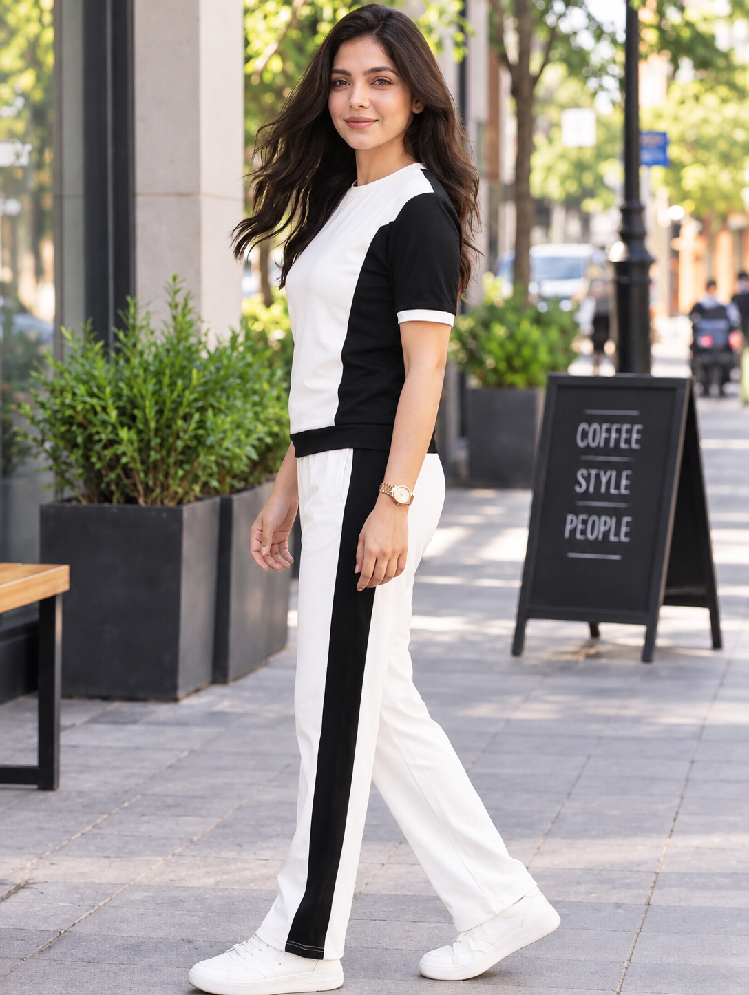 Black & White Co-Ord Set