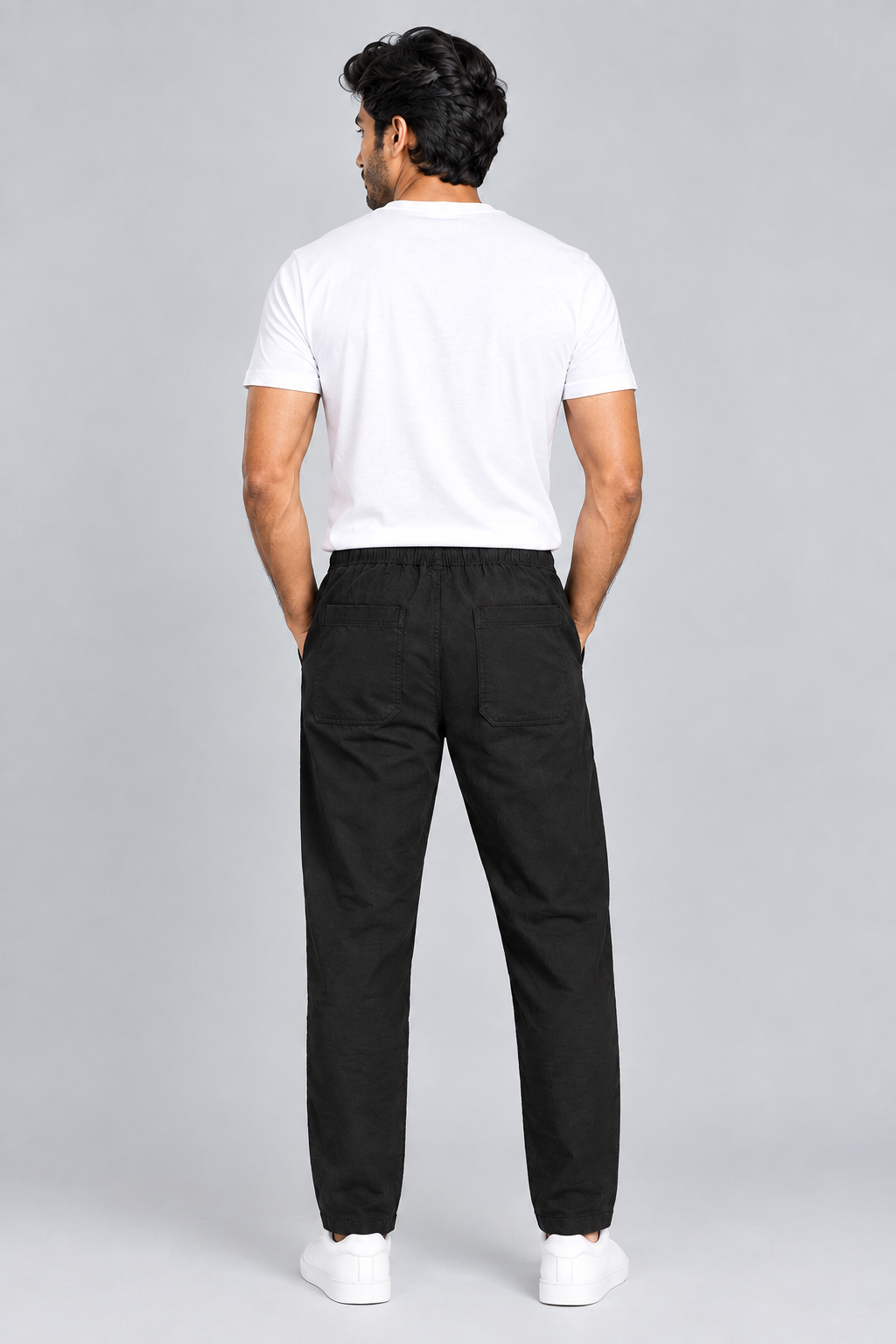 Men’s Casual Pants – Relaxed Fit Drawstring Trousers