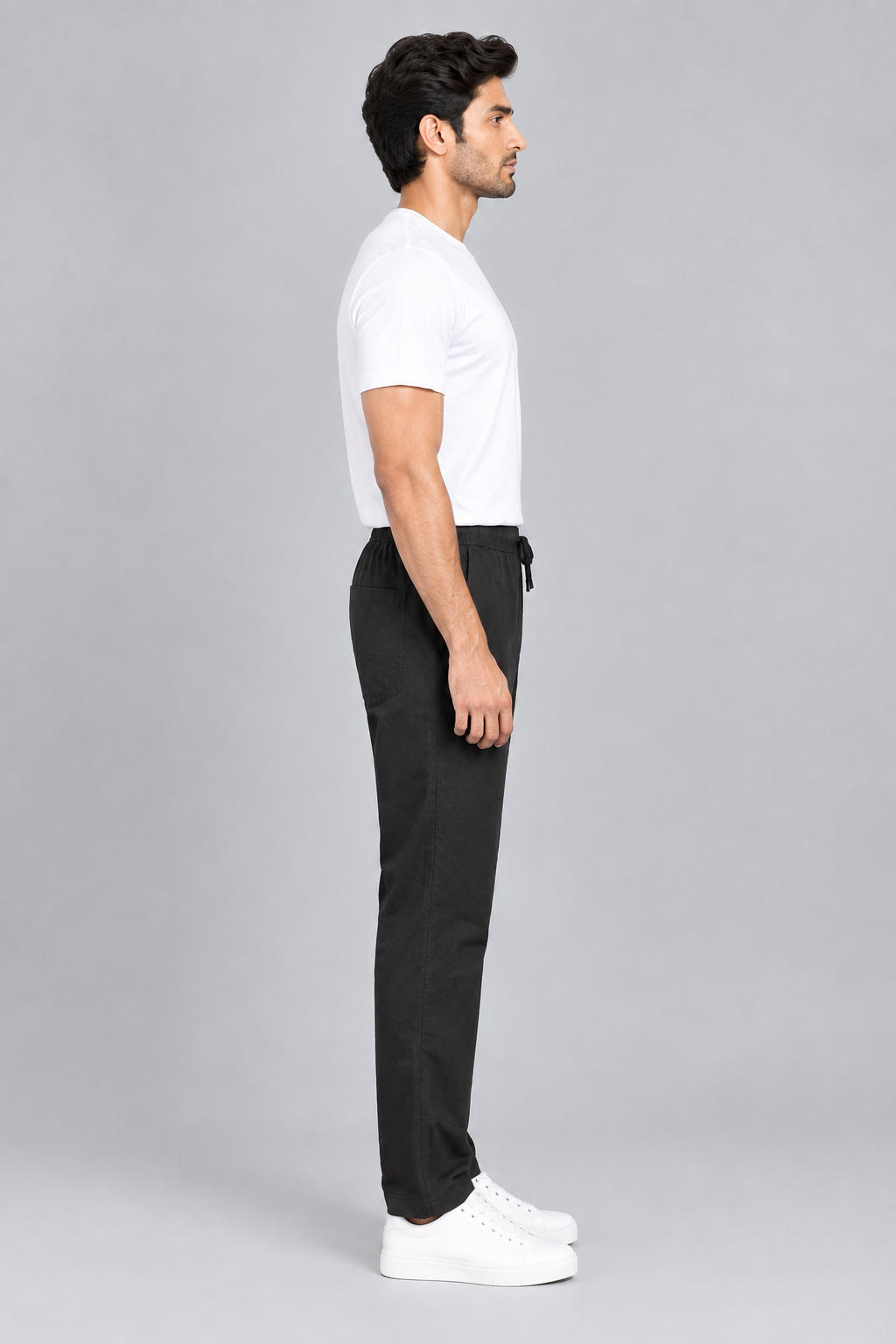 Men’s Casual Pants – Relaxed Fit Drawstring Trousers