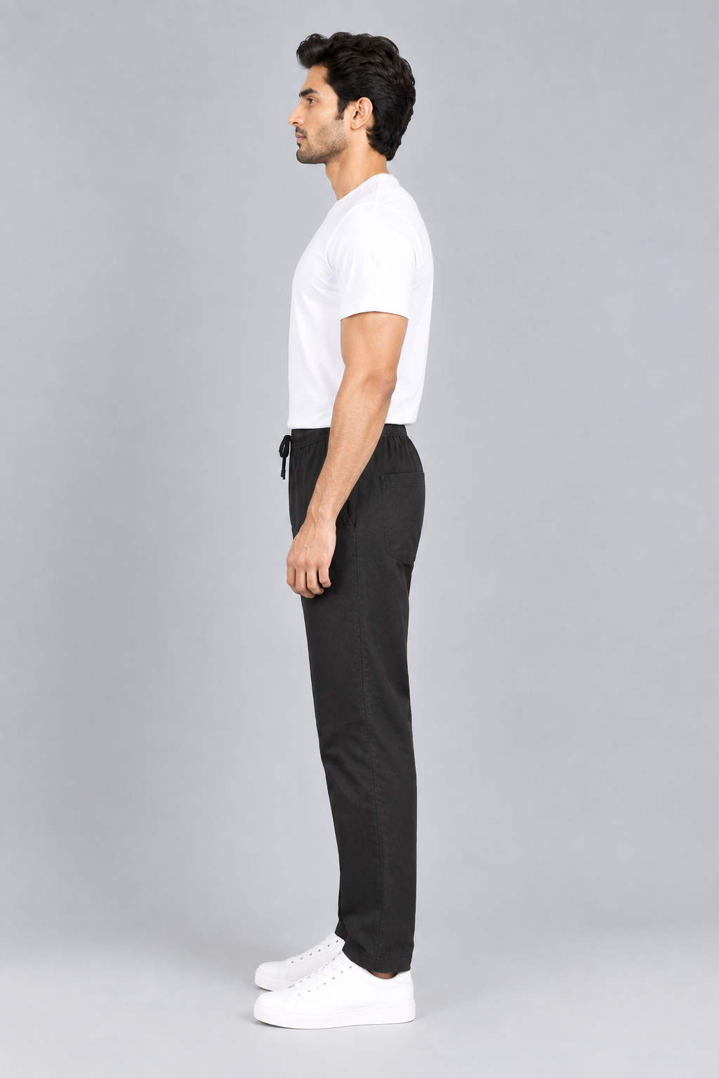 Men’s Casual Pants – Relaxed Fit Drawstring Trousers