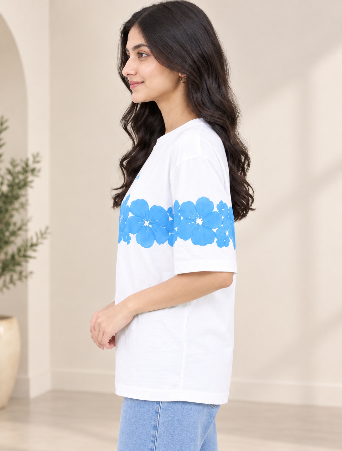Puff Print Floral T-Shirt
