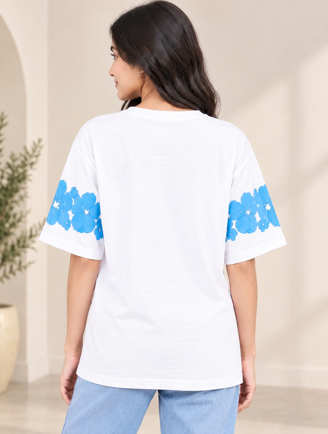 Puff Print Floral T-Shirt