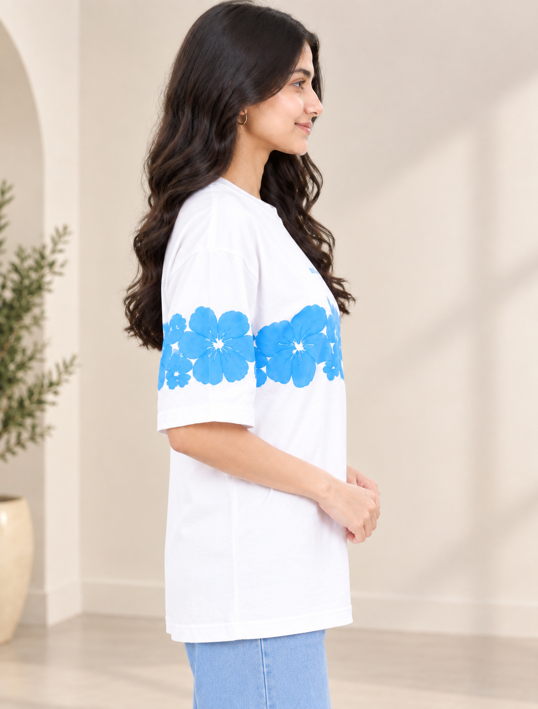 Puff Print Floral T-Shirt