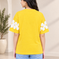Puff Print Floral T-Shirt