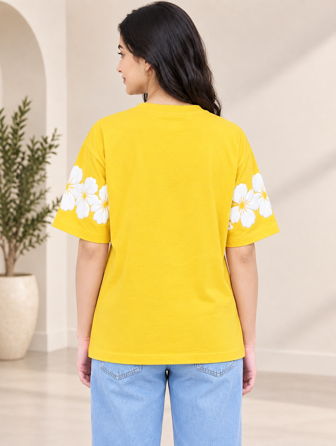 Puff Print Floral T-Shirt