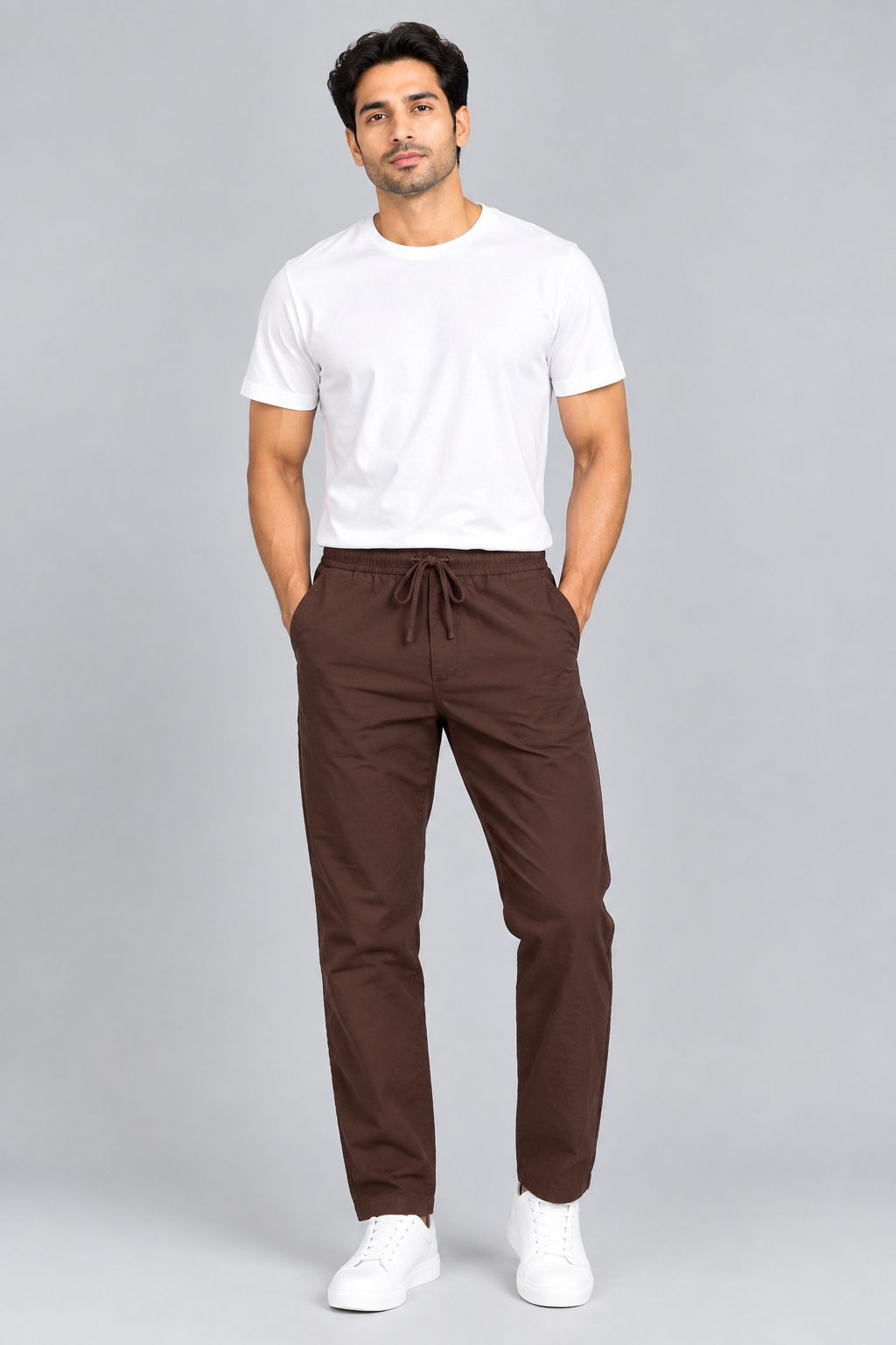 Men’s Casual Pants – Relaxed Fit Drawstring Trousers