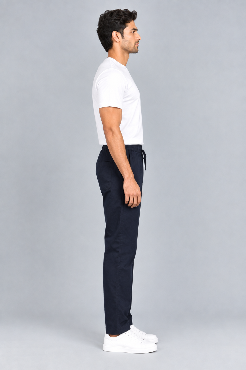 Men’s Casual Pants – Relaxed Fit Drawstring Trousers