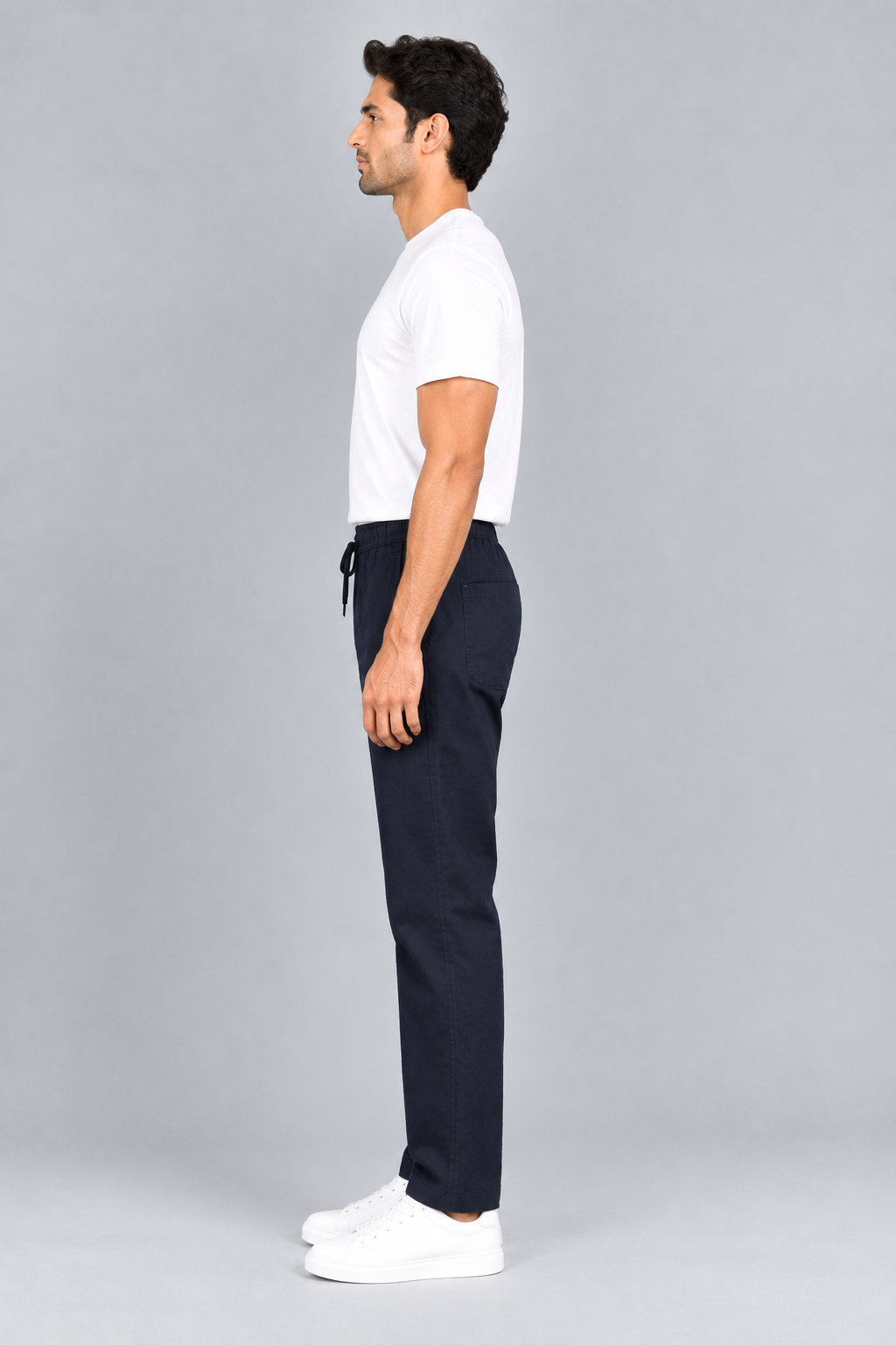 Men’s Casual Pants – Relaxed Fit Drawstring Trousers